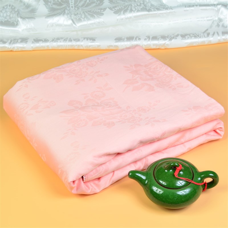 速发86M0贡缎面料单件被罩提花粉红色被罩批