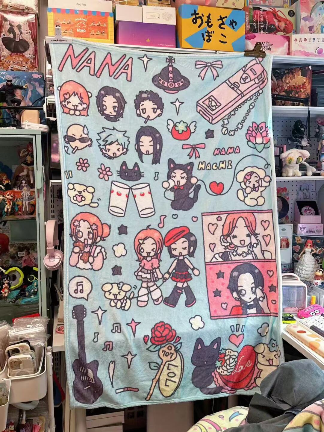 NANA空调毯小毛毯生日礼物大崎娜娜小松奈奈二次元动漫毛毯