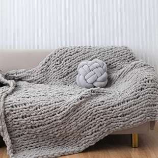 学生宿舍休闲盖毯 针织毛毯被子沙发午睡床尾毯办公室单人午休冬季