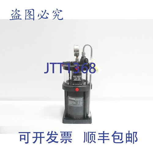 现货供应Jergens 61705 气动油增压器 55in3 125psi 3750psi 30:1