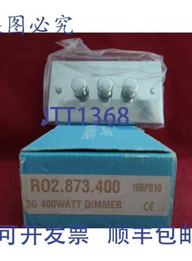 供应HERITA BRASS R02873400 3GANG 400W 抛光铬白色