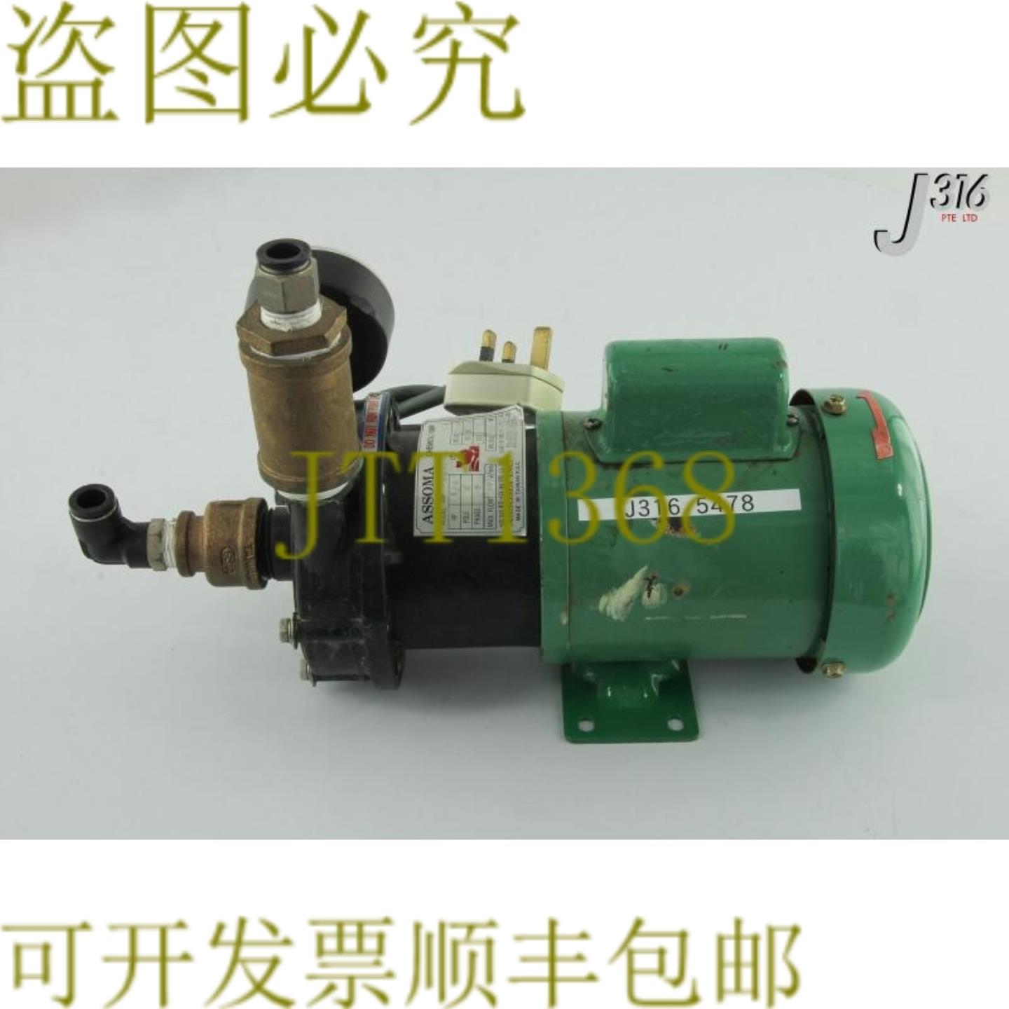 供应第5478章 ASSOMA化学泵带1相安装电机AM-30TRV-A