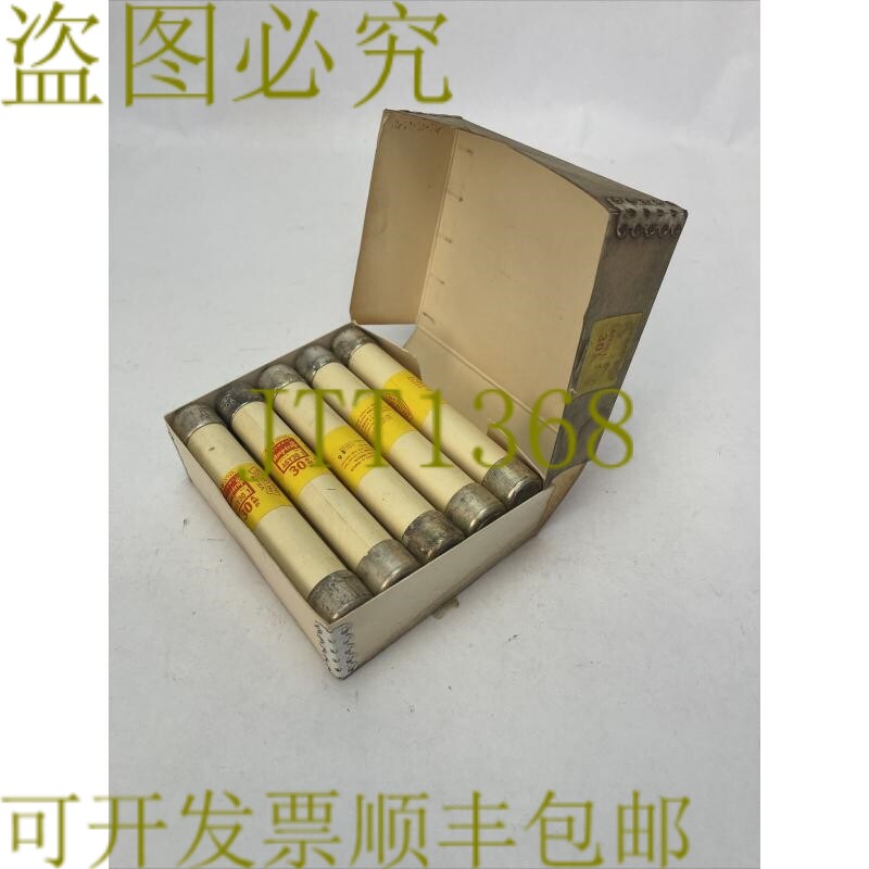 原装供应SHAWMUT A6Y30 类型 1 AMP-TRAP 保险丝 600V 30AMP（10