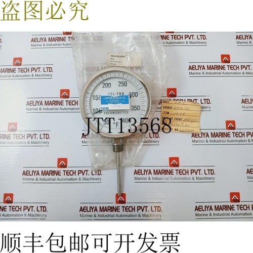 原装供应Tel-Tru 10374-T-101 温度计 50-400&deg;F