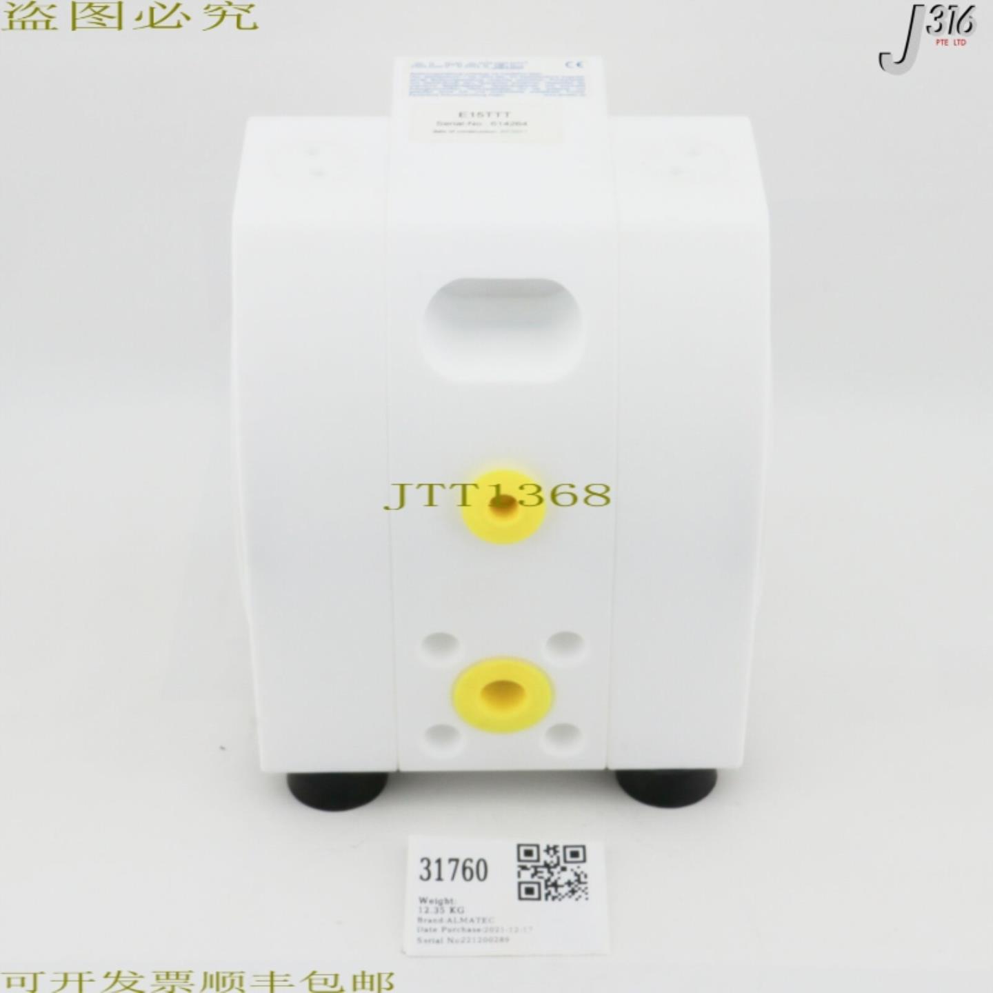 供应31760 ALMATEC 膜泵 E15TTT