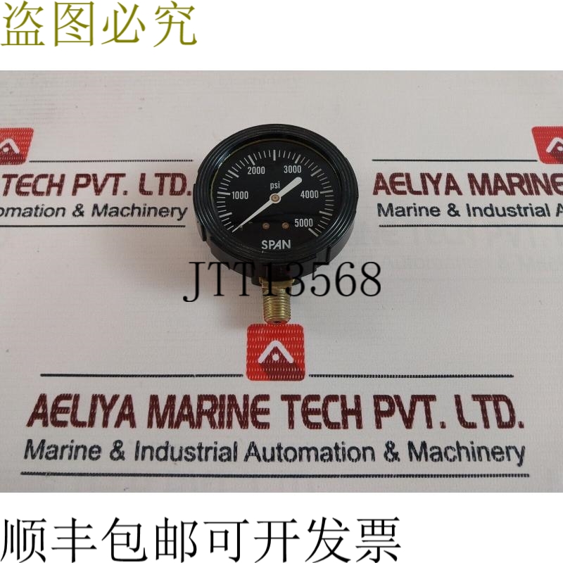 原装供应跨度 02-1124-T 压力表 0-5000 PSI 3A