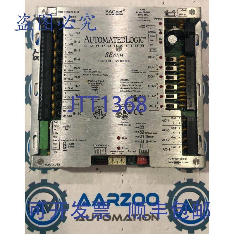 原装供应AUTOMATED LOGICSE6104 BACnet控制模块