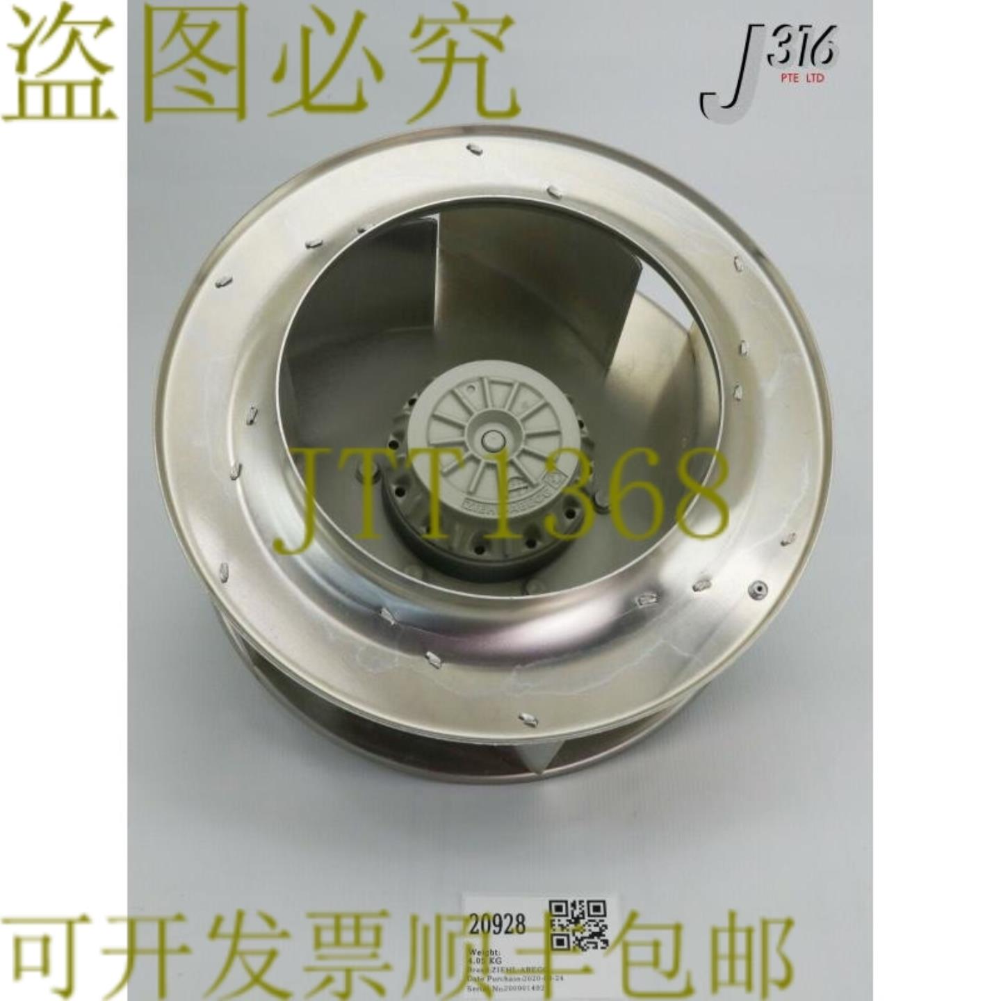 供应20928 ZIEHL-ABEGG 中央IMPELLER 风扇RH31M-4EK2C1R