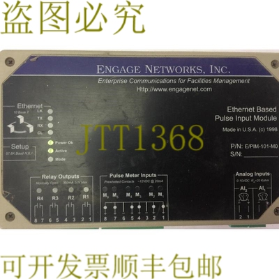原装供应ENGA NETWORKS E/PIM-101-M0 以太网脉冲输入模块