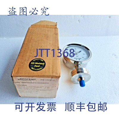 原装供应REOTEMP全焊接压力表,隔膜3.5英寸,30 PSI