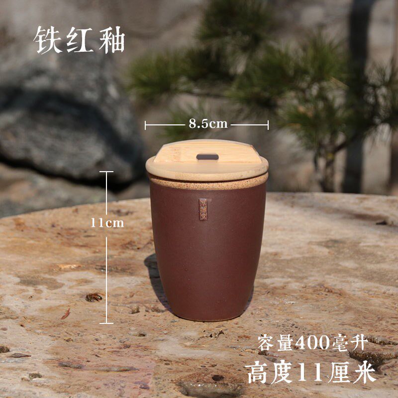 速发小德堂粗瓷水缸杯复古怀喝水瓮杯迷你厚水缸旧水喝茶小翁