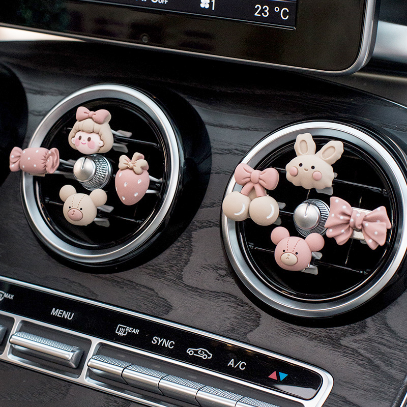 速发车载饰风口出品车用车车空调装饰可爱汽内用品摆件