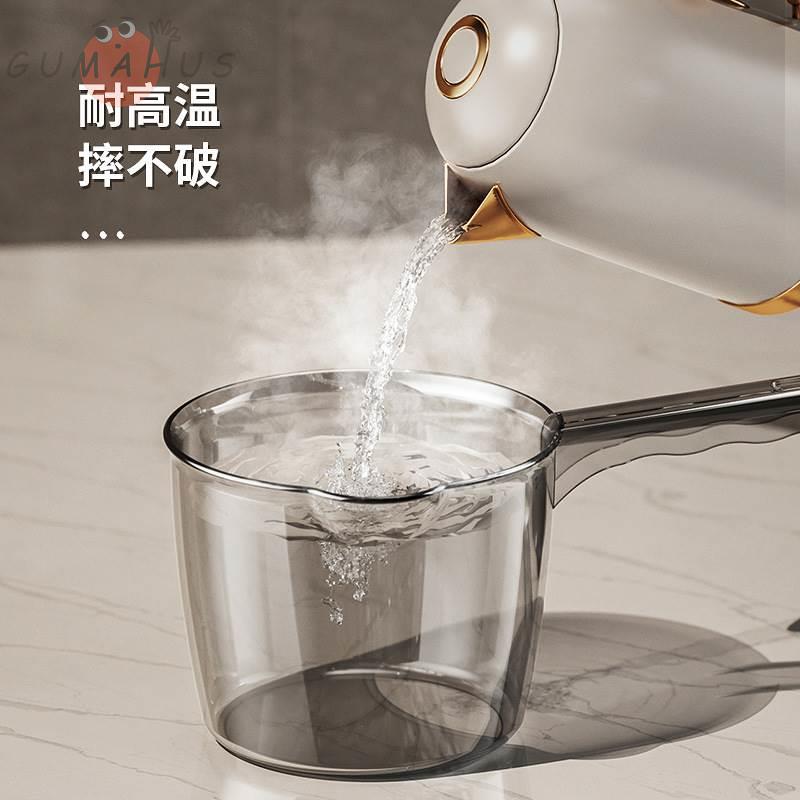 速发轻奢透家水瓢明料长柄塑用加深水舀厨房耐高温水勺洗头舀瓢