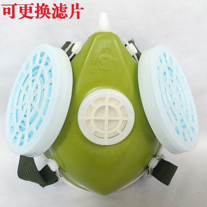 速发生力牌 可换滤片海绵防尘口/罩双罐防粉尘煤矿面具工业打磨自