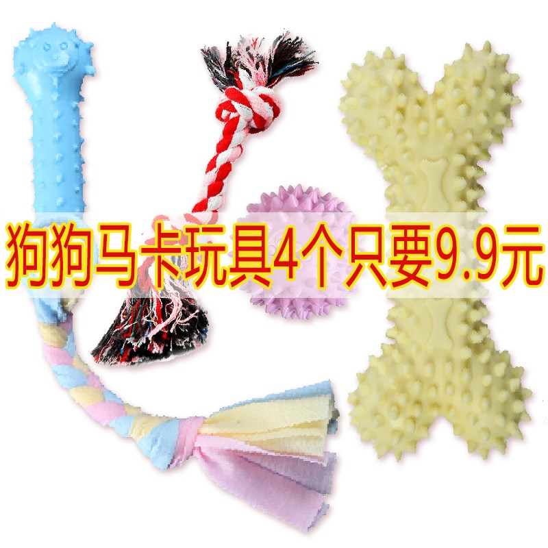 速发玩比幼犬耐闷神器磨牙解咬橡胶球小狗泰迪具熊用品小型犬