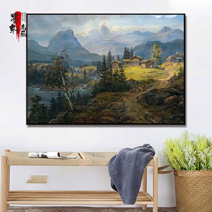 速发月光下的德累斯顿》达尔Dahl风景海景油画装饰画客厅餐厅民宿