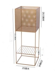 品爆品厂销空之间生北欧铁艺花架室内玄关客厅阳台绿萝金属花盆促