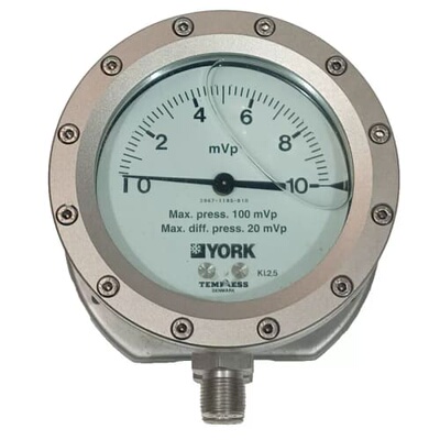 议价Manometro York 3967-1185-810 100mVp Nuovo Spedizione Vel