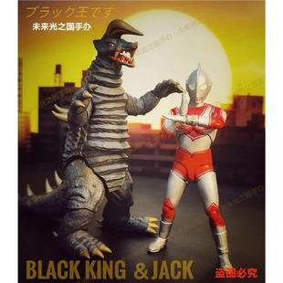 WD魂限定 SHF布莱克王 杰克奥特 黑王 保镖怪兽 可动玩具手办