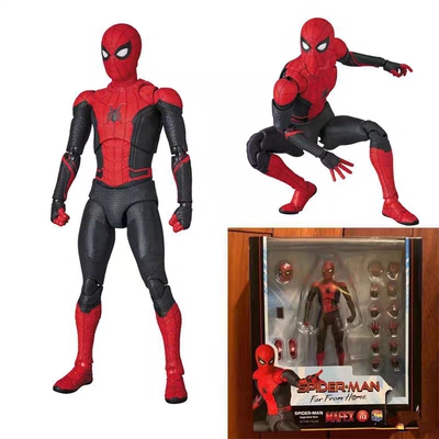 电影动漫 MAFEX No.113 英雄远征 蜘蛛侠 升级战衣 可动人偶 手办