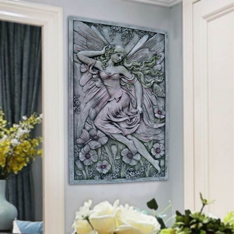 欧式客厅壁挂装饰画3D立体浮雕沙发背景I墙壁挂玻璃钢玄关过道挂图片