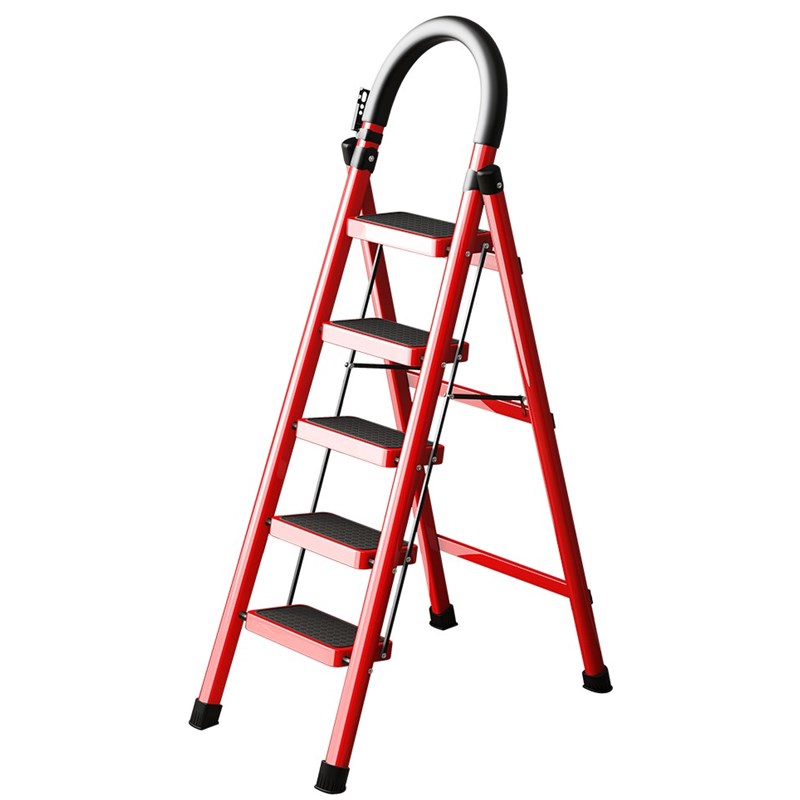 人字梯家用折叠梯伸缩梯子加厚登高工程梯楼梯多功能收纳便携扶梯