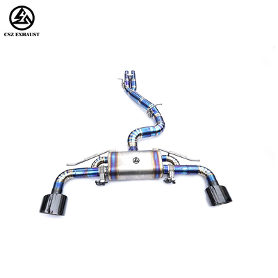 适用于奥迪TTRS RS3 2.5T汽车改装CSZ品牌中尾段钛合金不锈钢排气