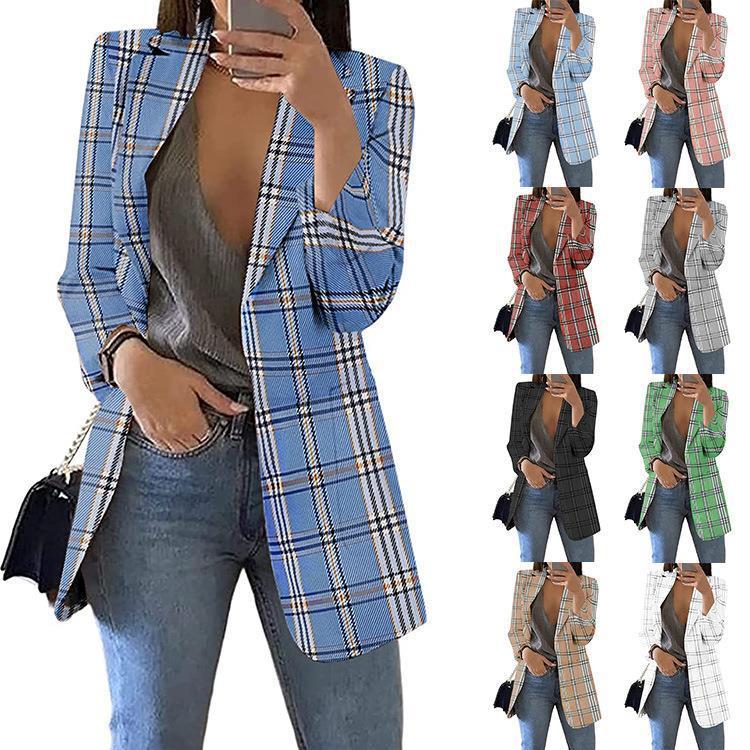 women for jacket suit cardigan fit slim lapel suit casual