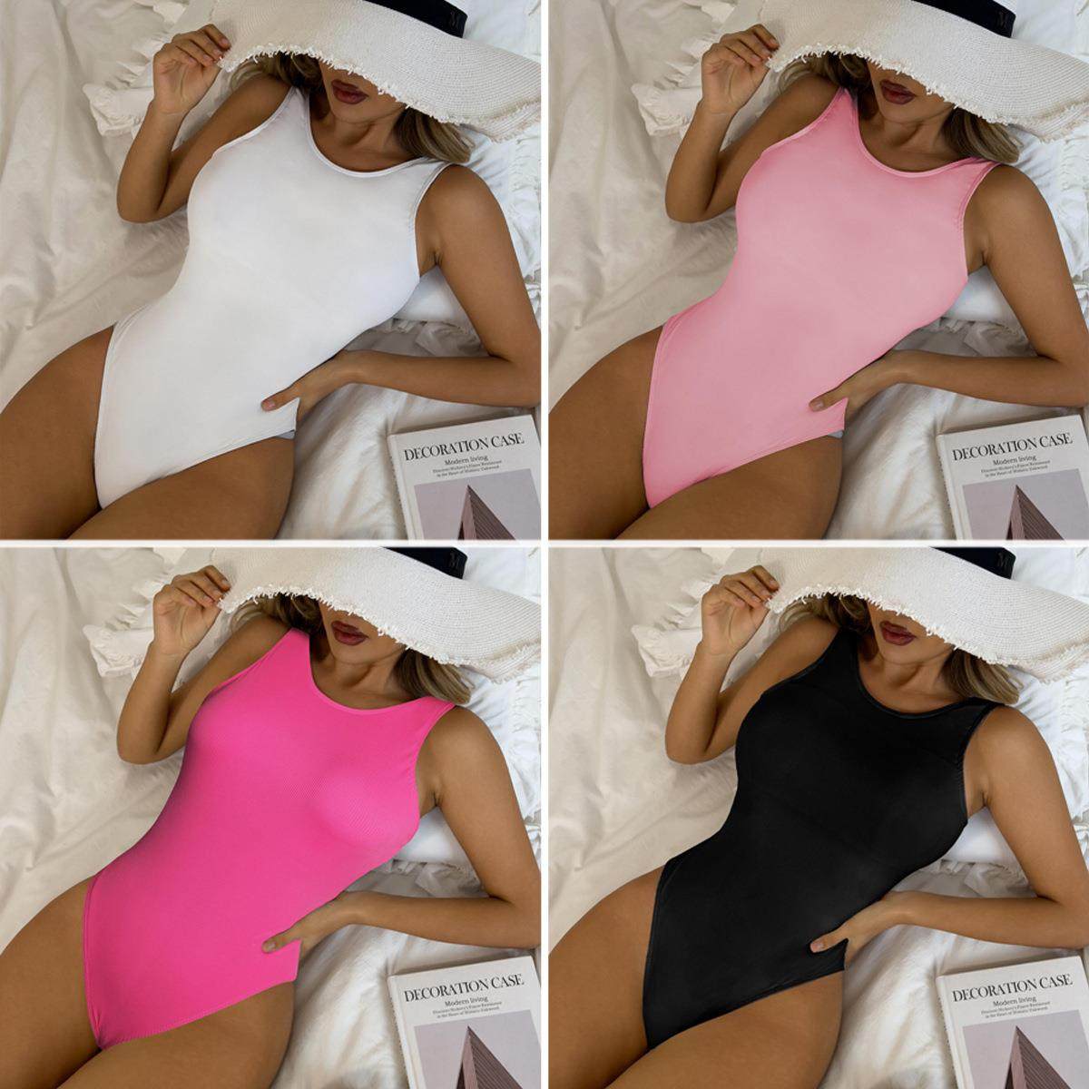 one-piece collar boxer women long swimsuit surfing sun high