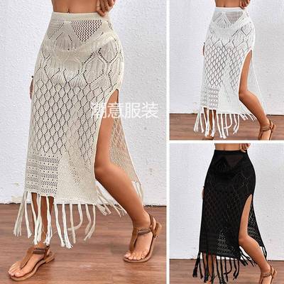 Skirt Coverup Bikini Vacation Beach Skirt Textured Sexy