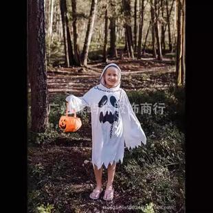 lantern Halloween pumpkin ghost horns costume