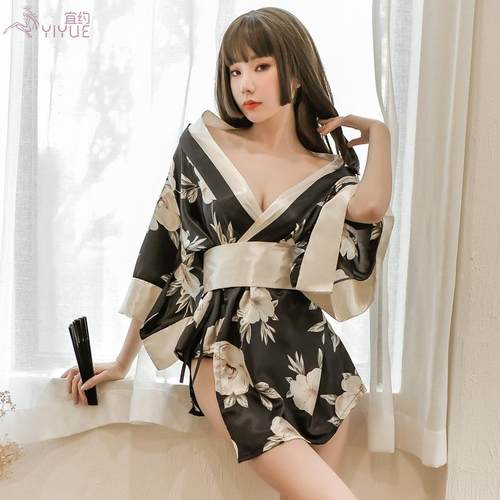 pajamas sexy Sexy size uniform bathrobe Japanese plus set