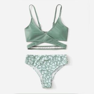 piece three bikini two skirt womens Swimsuit sexy