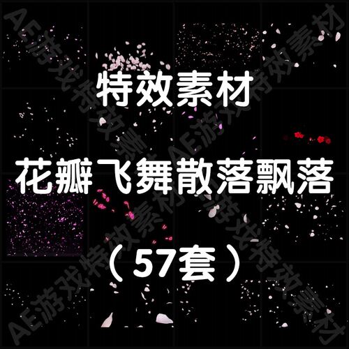 影视剪映婚礼出场浪漫花瓣飘落唯美鲜花飞舞落花飘动动图特效素材