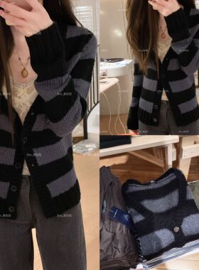 蒜尼尼【条纹针织开衫】去上海买了一件感觉很好穿就做了2670