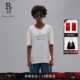 休闲圆领随性松弛感字母印花短袖 R13 2026早春新品 T恤