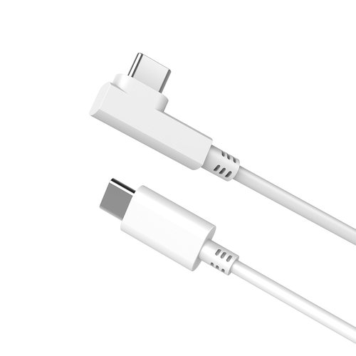 FIKLIK90度弯头双USB-C快充PD60W充电线-可配无线充电器
