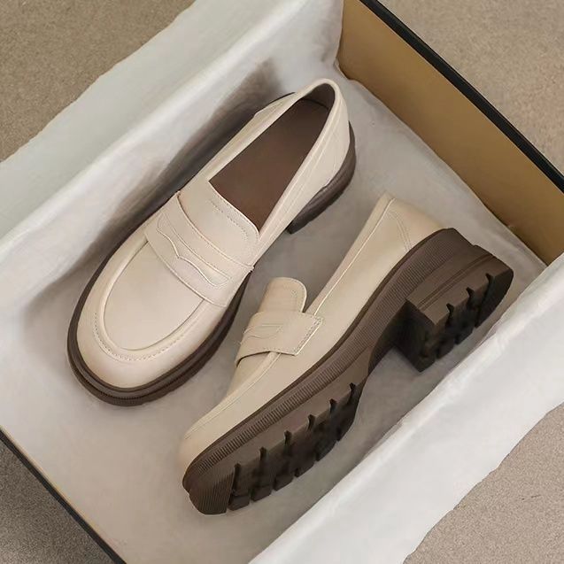 乐福鞋女厚底2025新款爆