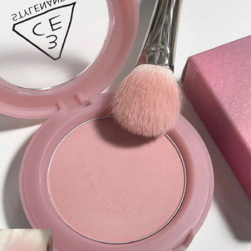 清冷女灰粉色腮红！3ce单色腮红mono pink/delectable/nude peach