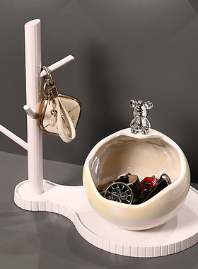 陶瓷钥匙收纳轻奢客厅玄关摆件