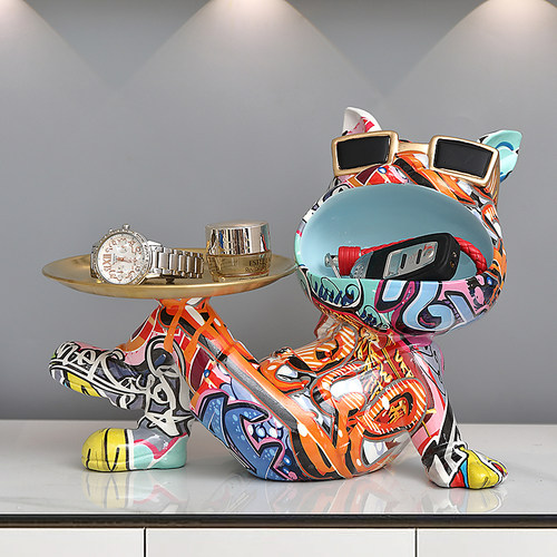 树脂收纳北欧潮流前台客厅摆件