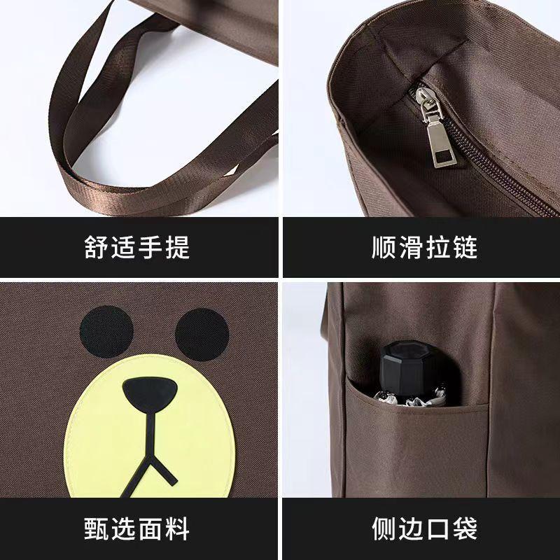 包袋可爱轻便大容量女手提旅游包包帆布短途行李袋子便携学生