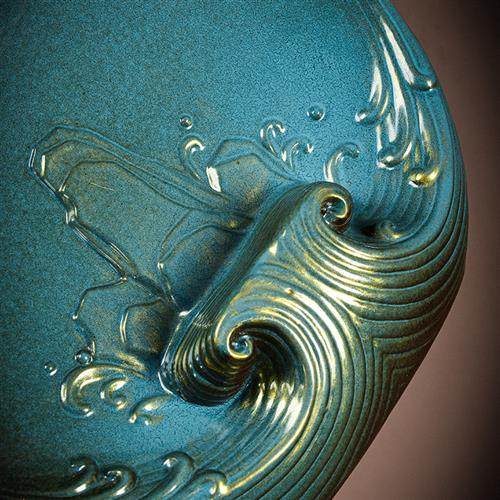 陶瓷花瓶摆件客厅插花干花器皿中国风餐桌电视柜酒柜样板间家居饰