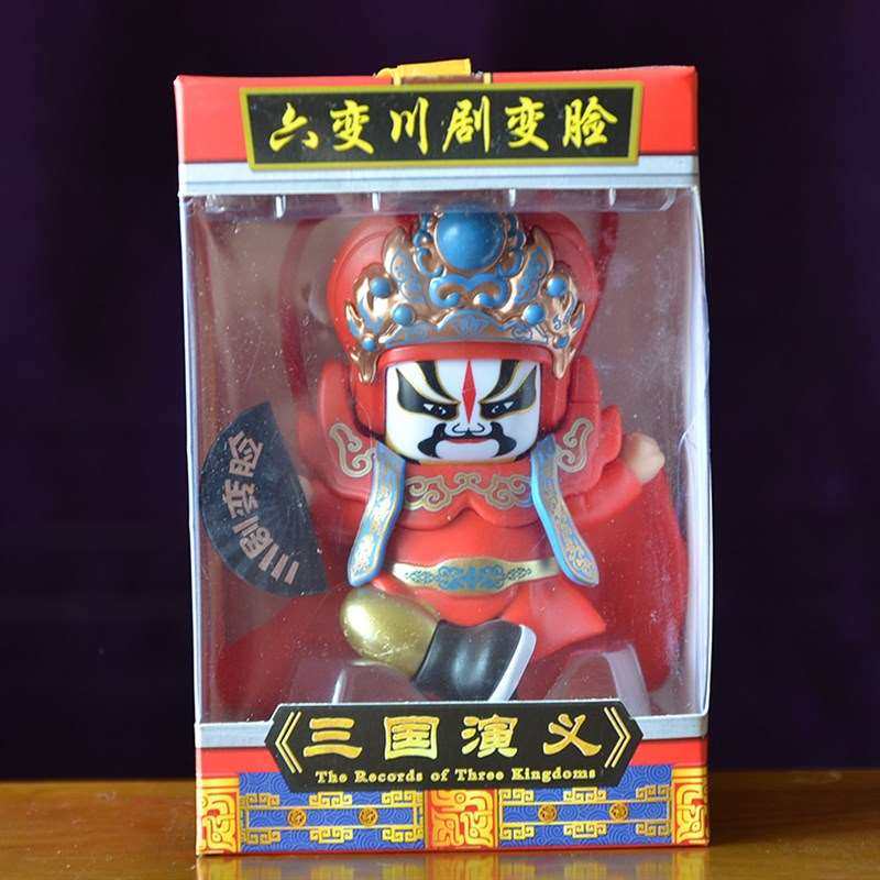 四川变脸娃娃川剧6脸谱变v脸玩偶成都文创特色创意纪念品送老外