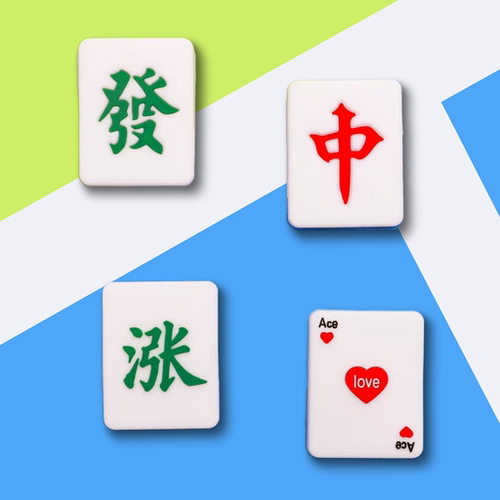 趣味麻将扑克ACE红中发财避震器