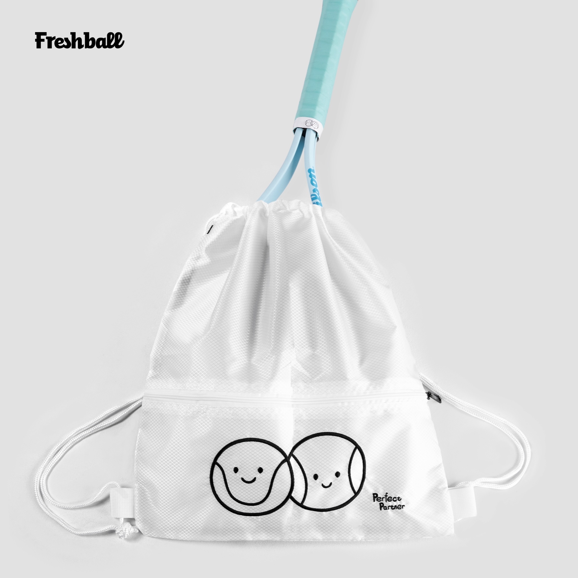 可爱卡通网球包束口包