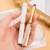 2支6.9 小细管口红滋润哑光雾面丝绒不易掉色沾杯女学生小众品牌