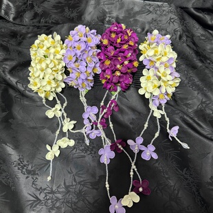 新款傣族头饰头花发插梳舞蹈发饰泰国民族风演出服装影楼写真拍照