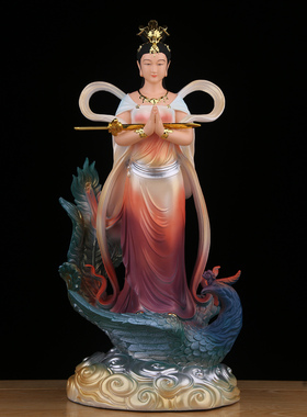 九天玄女神像九天圣母娘娘玄母天尊像体无极元君树脂家用供奉摆件