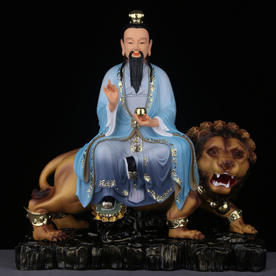 太乙救苦天尊神像树脂坐骑青玄九阳上帝摆件太乙真人东极青华大帝